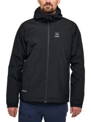 Haglöfs Kurtka przeciwdeszczowa "Kaise GTX" w kolorze czarnym rozmiar: M. Czarne kurtki outdoor męskie Haglöfs, m, bez wzorów, bez kaptura. Za 878.53 zł.