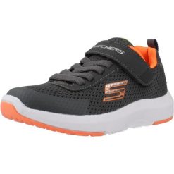 Kapcie SKECHERS DYNAMIC TREAD Szary. Szare kapcie damskie Skechers, z materiału. Za 139.99 zł.