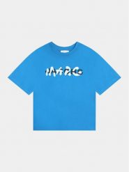 Marc Jacobs T-Shirt W60212 D Niebieski Regular Fit. Niebieskie t-shirty chłopięce MARC JACOBS, bez wzorów, z bawełny, bez ramiączek. Za 239.99 zł.