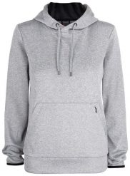 Clique Oakdale Women bluza z kapturem funkcjonalna z poliestru – ash. Szare bluzy sportowe damskie CLIQUE, l, bez wzorów, z poliesteru, bez ramiączek, z kapturem. Za 222.59 zł.