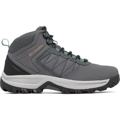 Buty trekkingowe męskie Columbia Transverse. Szare buty trekkingowe męskie Columbia, na zimę, z materiału, za kostkę, bez zapięcia, trekkingowe. Za 478.00 zł.