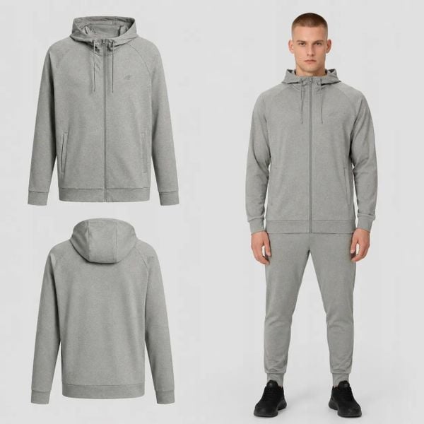 BLUZA MĘSKA SPORTOWA 4F TRENINGOWA SZYBKOSCHNĄCA M631 KOLOR SZARY. Szare bluzy bez kaptura męskie 4f, bez wzorów, z materiału, sportowe, bez kołnierzyka, bez ramiączek. Za 147.61 zł.
