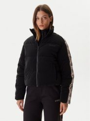 Guess Kurtka zimowa V5BL11 WGYC2 Czarny Regular Fit. Czarne kurtki damskie Guess, na zimę, xl, z aplikacjami, z syntetyku, bez kaptura. Za 382.00 zł.