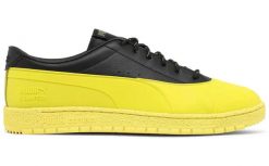 Uniseksowe buty sportowe inspirowane koszykarzem MAISON KITSUNE RALPH SAMPSON 70. Żółte buty sportowe na co dzień męskie Puma, z gumy, bez zapięcia. Za 590.00 zł.