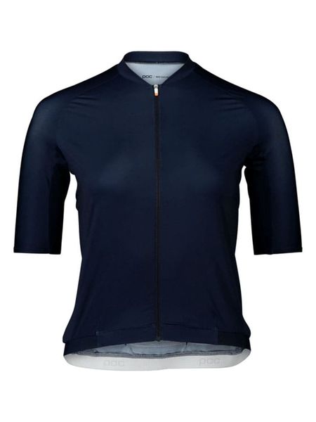POC Koszulka kolarska "Pristine" w kolorze granatowym rozmiar: L. Niebieskie bluzki sportowe damskie POC, l, bez wzorów, z materiału, bez ramiączek. Za 209.82 zł.