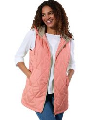 WITT WEIDEN Kamizelka pikowana w kolorze koralowym rozmiar: 42. Czerwone kamizelki damskie WITT WEIDEN. Za 82.99 zł.