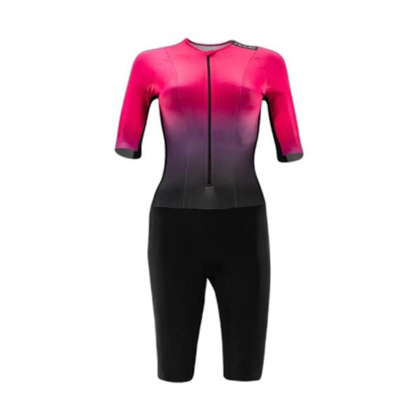 Damski kombinezon trójfunkcyjny Huub Collective Trisuit. Czarne kombinezony damskie Huub, s, bez wzorów, z tkaniny, bez kołnierzyka, bez ramiączek, długie. Za 789.99 zł.