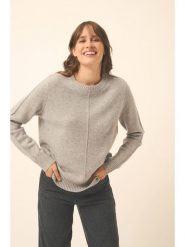 Just Cashmere Kaszmirowy sweter "Emma" w kolorze jasnoszarym rozmiar: S. Szare swetry klasyczne damskie Just Cashmere, s, z kaszmiru, bez kołnierzyka. Za 543.90 zł.