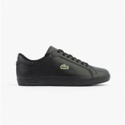 Buty Męskie Sportowe Lacoste Powercourt 125 2 Sma. Czarne buty sportowe na co dzień męskie Lacoste, bez zapięcia, tenisowe. Za 369.60 zł.