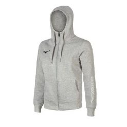 Bluza z kapturem Mizuno FZ. Szare bluzy z kapturem męskie Mizuno, l, z materiału. Za 230.90 zł.