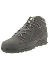 Buty zimowe męskie, Timberland Euro Rock WR Basic. Szare buty trekkingowe męskie Timberland, na zimę, z materiału, bez zapięcia, trekkingowe. Za 559.99 zł.