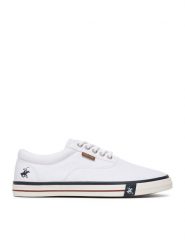 Beverly Hills Polo Club Tenisówki CWBEO-DALSTON-01 Biały. Białe trampki i tenisówki męskie Beverly Hills Polo Club, bez wzorów, z materiału, bez zapięcia. Za 129.99 zł.