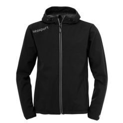 Kurtka softshellowa Uhlsport ESSENTIAL. Czarne kurtki damskie UHLSPORT, m, bez wzorów, bez kaptura. W wyprzedaży za 305.50 zł.