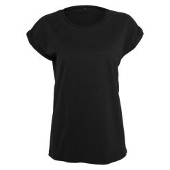 Damska Koszulka Z Przedłużonym Ramiączkiem. Czerwone bluzki damskie BUILD YOUR BRAND, xl, bez wzorów, sportowe, bez kołnierzyka, bez ramiączek. Za 65.99 zł.