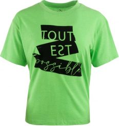 Damska koszulka The People Rep. Minerva Green Fluo Green. Zielone t-shirty damskie Givova, m, bez wzorów, z bawełny, bez kołnierzyka. Za 57.84 zł.