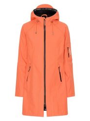 Ilse Jacobsen Płaszcz przeciwdeszczowy w kolorze pomarańczowym rozmiar: 38. Pomarańczowe kurtki przeciwdeszczowe damskie Ilse Jacobsen, m, bez kaptura. Za 271.03 zł.