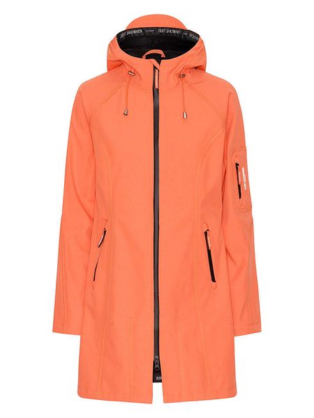 Ilse Jacobsen Płaszcz przeciwdeszczowy w kolorze pomarańczowym rozmiar: 38. Pomarańczowe kurtki przeciwdeszczowe damskie Ilse Jacobsen, m, bez wzorów, sportowe. Za 279.78 zł.