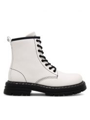 Nelli Blu Trapery CS6150-01 Biały. Białe śniegowce dziewczęce Nelli Blu, z syntetyku. Za 149.99 zł.