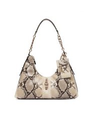 Guess Torebka Yvonne HWKG23 29010 Beżowy. Brązowe torebki klasyczne damskie Guess, z aplikacjami, ze skóry, bez dodatków. Za 544.99 zł.