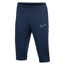 Męskie Spodenki 3/4 Z Dzianiny DriFIT Academy. Białe szorty męskie Nike, z dzianiny, bez kołnierzyka. Za 156.65 zł.