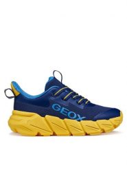 Geox Sneakersy J Flexyper Fast Boy J46N1A 0149J C0657 S Granatowy. Niebieskie buty sportowe chłopięce Geox, z materiału, bez zapięcia. Za 249.99 zł.