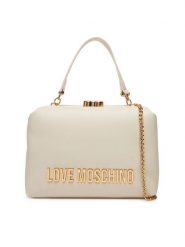 LOVE MOSCHINO Torebka JC4096PP1NLM0110 Écru. Torebki klasyczne damskie Love Moschino, bez wzorów, ze skóry, bez dodatków. Za 759.99 zł.