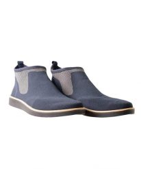 Buty męskie Leiko Leman. Niebieskie buty trekkingowe męskie Brubeck, z materiału, bez zapięcia, trekkingowe. Za 159.00 zł.