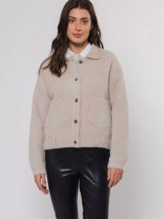 Rino & Pelle Kurtka damska - Bubbly Kobiety beżowy jednolity, M. Brązowe kurtki damskie Rino & Pelle, m, bez wzorów, z dzianiny, bez kaptura. Za 549.95 zł.
