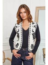 Joséfine Kamizelka "Bretigny" w kolorze kremowym rozmiar: L. Brązowe kamizelki damskie Joséfine, l. Za 165.31 zł.