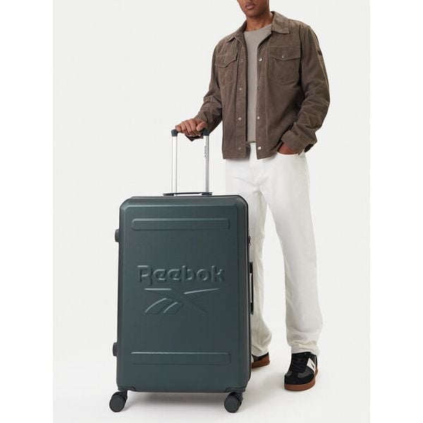 Walizka duża Reebok. Zielone walizki Reebok, bez wzorów, duże. Za 349.99 zł.