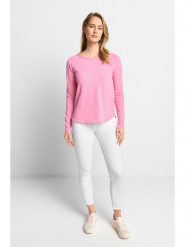Rich & Royal Koszulka w kolorze jasnoróżowym rozmiar: XL. Różowe bluzki damskie Rich & Royal, xl, bez wzorów, z bawełny, bez kołnierzyka. Za 124.95 zł.