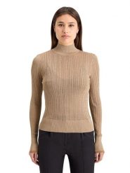 Scotch & Soda Sweter w kolorze karmelowym rozmiar: L. Brązowe golfy damskie Scotch & Soda, l, bez kołnierzyka. Za 178.79 zł.