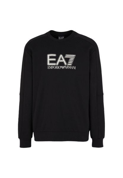 Bluza męska EA7 Emporio Armani Train Visibility T-Top. Czarne bluzy bez kaptura męskie EA7, l, z bawełny. Za 349.99 zł.
