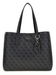 Guess Shopper bag w kolorze czarnym - 42 x 29 x 11 cm rozmiar: onesize. Czarne shopper bag damskie Guess, z aplikacjami, z materiału, na ramię, bez dodatków. Za 549.06 zł.