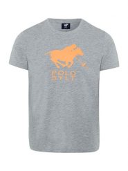 Polo Sylt Koszulka w kolorze szarym rozmiar: XXL. Szare koszulki polo męskie Polo Sylt, xxl, bez wzorów, bez ramiączek. Za 61.45 zł.