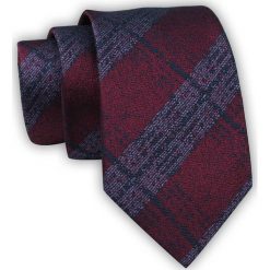 Krawat Alties (7 cm) - Elegancki i Stonowany Wzór. Czerwone krawaty i muchy męskie Alties, bez wzorów, z tkaniny, eleganckie. Za 49.00 zł.