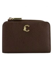 COCCINELLE Skórzany portfel w kolorze brązowym - 13 x 9 cm rozmiar: onesize. Brązowe portfele damskie Coccinelle, bez wzorów, z materiału. Za 357.63 zł.