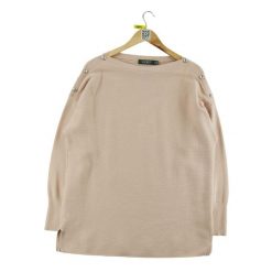 Second life - Damski różowy sweter - Stan dobry. Czerwone swetry klasyczne damskie Ralph Lauren, bez kołnierzyka. Za 106.46 zł.