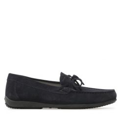 Mokasyny Geox. Niebieskie mokasyny męskie Geox. Za 299.99 zł.