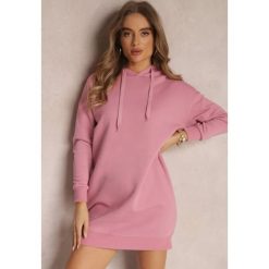 Różowa Bluza Długa z Kapturem Posetrius. Czerwone bluzy sportowe damskie Renee, m, z jeansu. Za 69.99 zł.