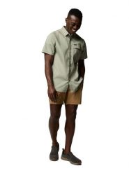 Columbia Koszula funkcyjna "Landroamer Twill" w kolorze jasnozielonym rozmiar: L. Zielone koszule męskie Columbia, l, bez wzorów, bez kołnierzyka, bez ramiączek. Za 106.38 zł.