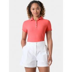 Koszulka Polo Damska Helly Hansen W Crewline. Czerwone bluzki sportowe damskie Helly Hansen, bez wzorów, bez ramiączek. Za 299.00 zł.