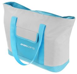 Torba termiczna Enero Camp 25l. Niebieskie torebki klasyczne damskie ENEROCAMP, bez wzorów, z materiału, bez dodatków. Za 31.99 zł.