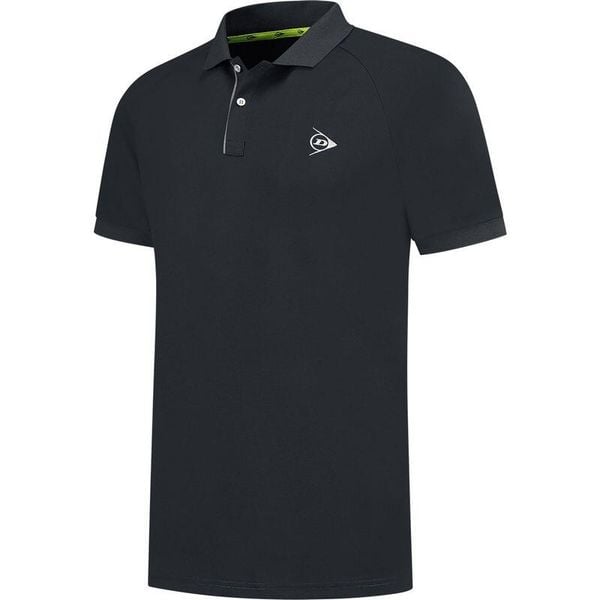 Koszulka tenisowa męska Dunlop Club Polo z kołnierzykiem. Czarne koszulki polo męskie Dunlop, m, bez wzorów, bez ramiączek. Za 139.99 zł.