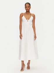 Herskind Sukienka letnia Miranda 5571172 Écru Regular Fit. Sukienki damskie Herskind, na lato, bez wzorów, z bawełny, bez kołnierzyka, bez ramiączek. Za 609.99 zł.