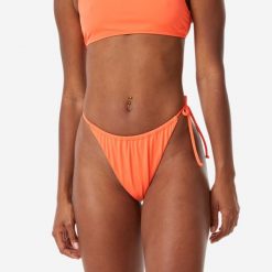 Dół kostiumu kąpielowego damski Roxy Tie Side Cheeky. Brązowe bikini damskie Roxy, bez wzorów. Za 69.99 zł.