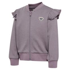 Bluza dresowa dla dziecka Hummel. Szare bluzy i bluzki niemowlęce HUMMEL, bez wzorów, z dresówki, bez ramiączek, bez kaptura. Za 242.50 zł.
