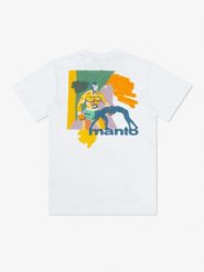 MANTO t-shirt LUCHADOR biały. Białe t-shirty damskie Manto, m, bez wzorów, z bawełny, bez kołnierzyka. Za 119.00 zł.