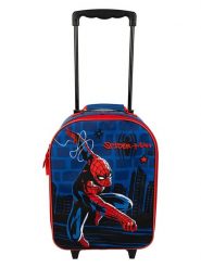 Spiderman Walizka "Spider-Man" w kolorze granatowym - 38 x 27 x 13,5 cm rozmiar: onesize. Niebieskie walizki Spiderman, bez wzorów, z materiału, małe. Za 136.13 zł.