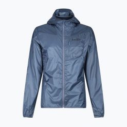 Kurtka do biegania męska Inov-8 Windshell Full Zip. Niebieskie kurtki treningowe męskie Inov-8, l, bez wzorów, z materiału, do biegania. Za 359.99 zł.
